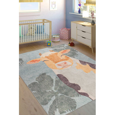 Caretta Chenille Animal Print Indoor / Outdoor Rug