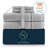 Danni-Leigh 6 Piece 100% Cotton Towel Set.-2035665310-2093797764
