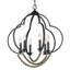Luminaire suspendu 6 lumières Mckenny