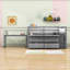 Lit mezzanine en bois 4 tiroirs avec bureau et tablettes Eli Kids-698377505-698377504