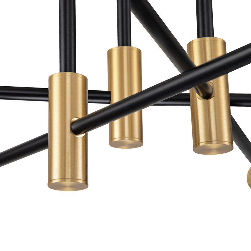 Leopardus 6-Light 62cm Sputnik Semi Flush Mount