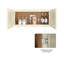 Meuble mural standard HOMEIBRO Cozy Design, 30 po L x 12 po P x 18 po H, en contreplaqué, style Shaker, blanc antique.-927042900-927361945
