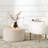 Brichelle 24'' Wide Modern Round Upholstered Ottoman-793134270