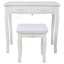 Ensemble de bureau de coiffeuse princesse avec miroir lumineux et beaucoup de rangement Princess-1903782497