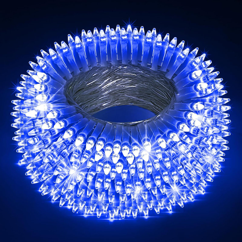 Guirlande de lumières à DEL, Bleu