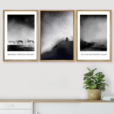 BAW " Motivational Typography " 3 - Pieces