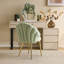 Fauteuil de coiffeuse en forme de coquillage-116299862