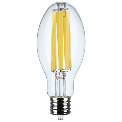 34 Watt LED HID Replacement ED28 4000K Extended Mogul Base Clear 120-277 Range Voltage