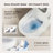 1-Piece 1.0 GPF Single Flush Smart Toilet in White with Foot Flush, Seat Included