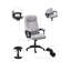 17 Stories Linen Office Chair