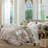 MooMee Striped Duvet Cover Set 100% Washed Cotton Linen Like Textured-115097795-105229475
