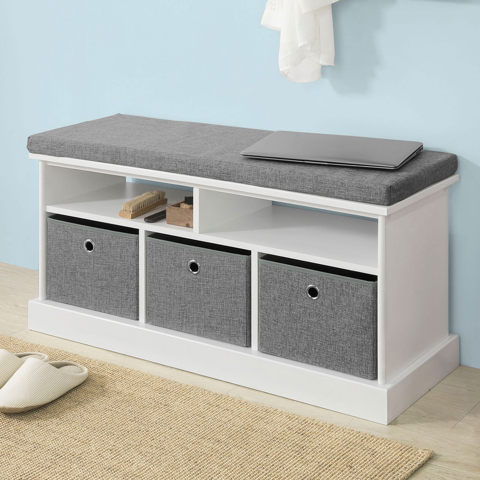 Red Barrel Studio® Upholstered Storage Bench & Reviews | Wayfair