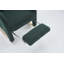 Chaise berçante confortable en peluche avec repose-pieds réglable en tissu pour la détente et le soutien-636674740
