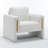 35" Wide Modern Bouclé Upholstered Armchair With Track Arms And Enclosed Base(Set Of 4)-1629632962