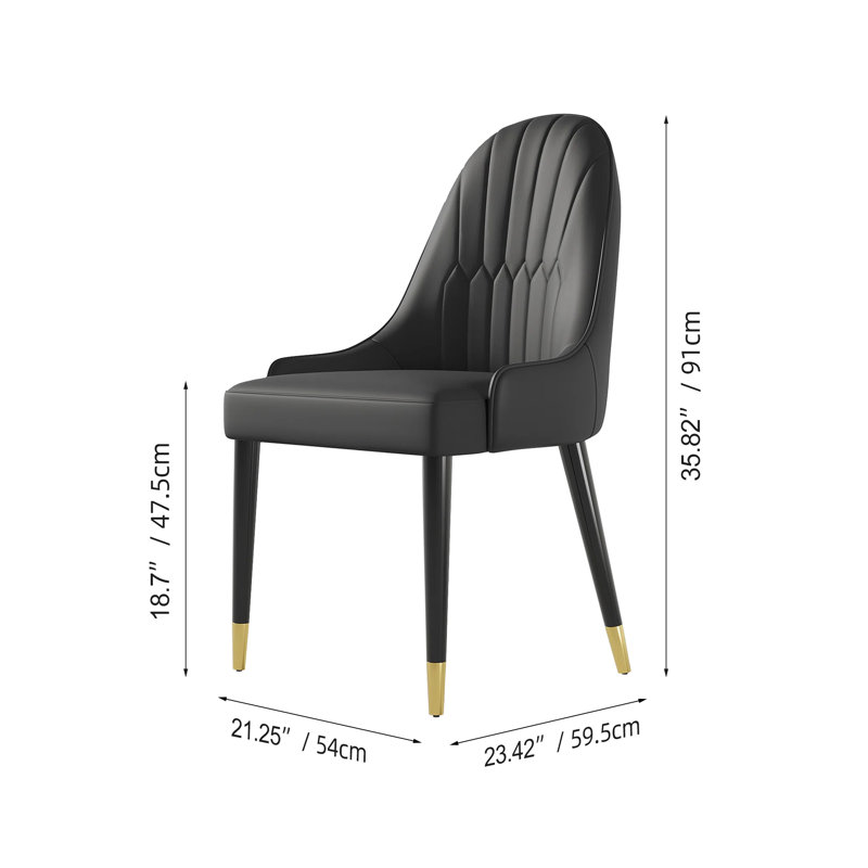Ensemble de salle à manger et table de salle à manger en pierre frittée extensible 110,23 po, Chanel, 8