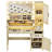 Camaya Makeup Vanity With LED Light and Charging Station-78311091