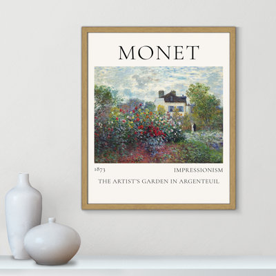 Old Masters Collection "Artists Garden in Argenteuil" Print
