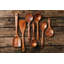 Ensemble d'ustensiles de cuisine en bois 7 pièces Rigby, ustensiles de cuisine, ustensiles en bois