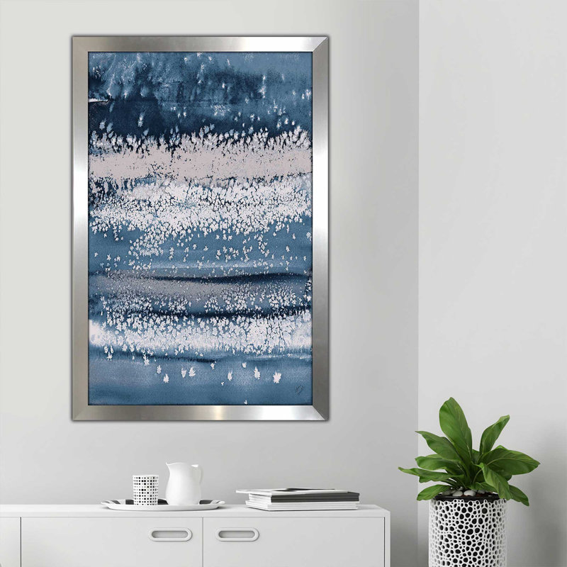 «Blue Winds» par Lanie Loreth - reproduction de cadre photo, H 31,5 po x l 31,5 po x P 1 po