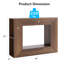 Console de 43 po avec tablettes de rangement et lumières pour le vestibule du salon-349428166