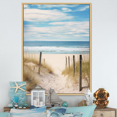Brasen Path To The Beach VI, reproduction d'art sur toile encadrée