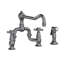 Fairfield Kitchen Bridge Faucet with Side Spray-1898561385