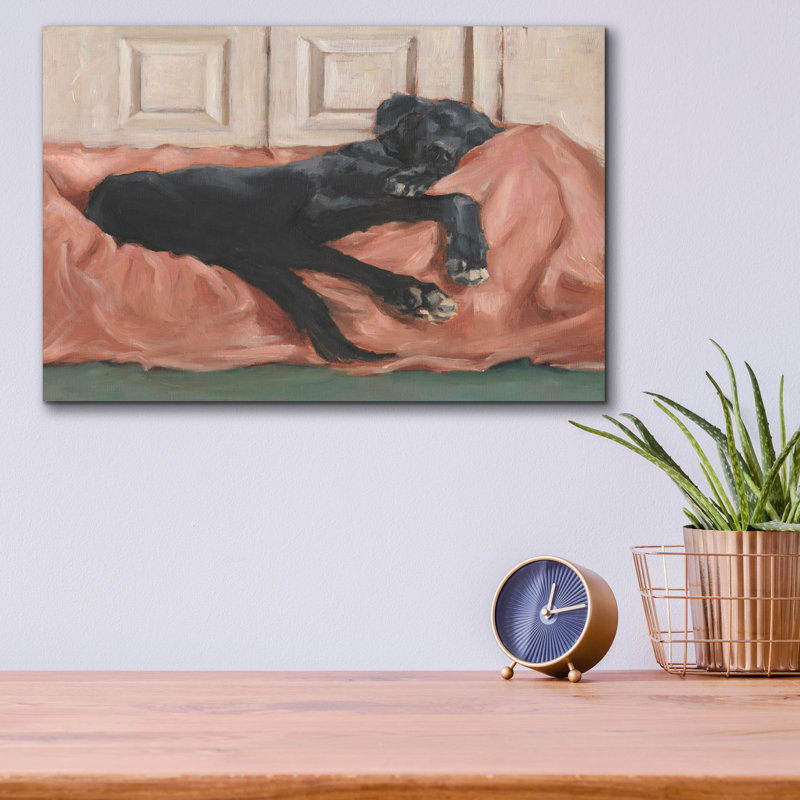 «Traditional Canine Portrait 3» par Ethan Harper, art mural en verre acrylique