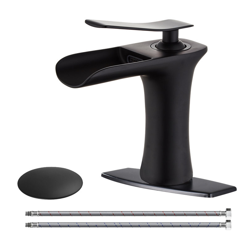 Single-handle Bathroom Faucet, Matte Black