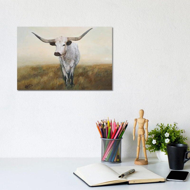 Knight In White Satin II by Kathy Winkler - Wrapped Canvas Painting, 20.32 cm H x 30.48 cm W