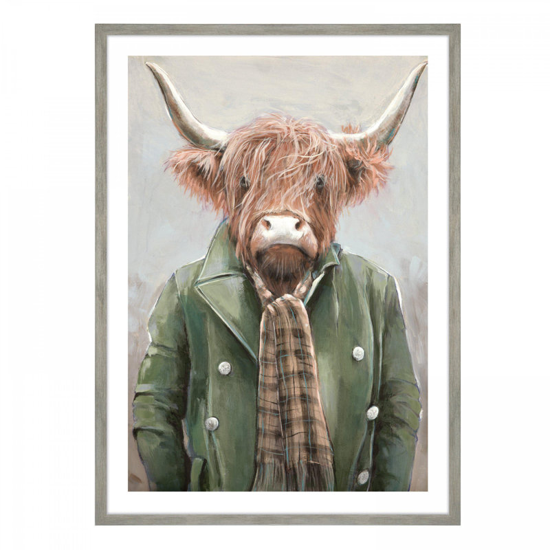Angus - Highland Cow Framed Wall Art