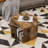 23.62'' Hexagonal Coffee Table Side Table Nightstand Antique-665526868