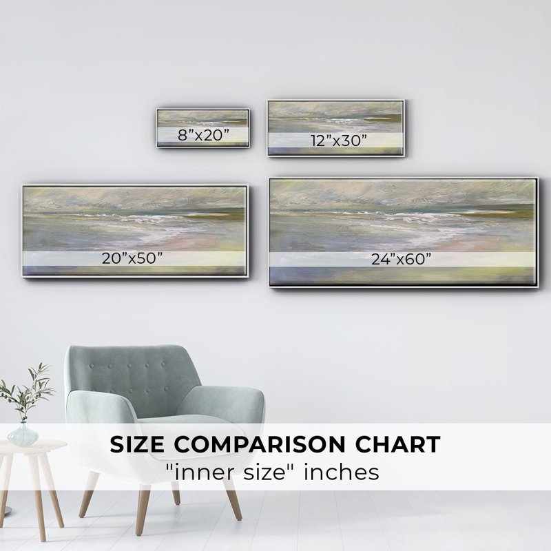 Beach Light II- Framed Canvas