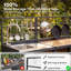 Îlot de cuisine d'extérieur modulaire en aluminium 5 pièces avec évier, ensemble d'armoires antirouille et résistantes aux intempéries pour patio et jardin-132441994