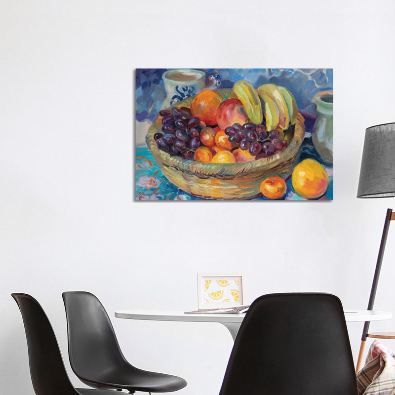 Fruit Basket by Katharina Valeeva - Wrapped Canvas Painting, 101.6 cm H x 66.04 cm W x 1.91 cm D