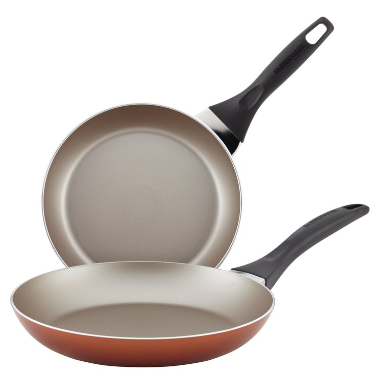 Farberware Dishwasher Safe Nonstick Frying Pan Set 8-Inch and 10-Inch &  Reviews