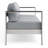 Shore Outdoor Patio Aluminum Sofa-1247526539