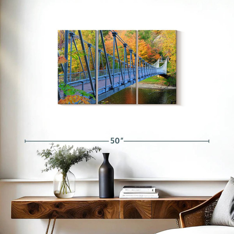 Blue Bear Mountain Bridge, 20" H x 33" W