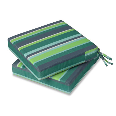 Coussin de siège d'extérieur imperméable pour mobilier de patio, 20 x 20, ensemble de 2