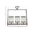 15.5'' H Metal Tabletop Candelabra