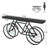 70.9? Extra Long Console Table with Bicycle Base, Narrow Sofa Table Industrial Entryway Table-1569280340-1566125484