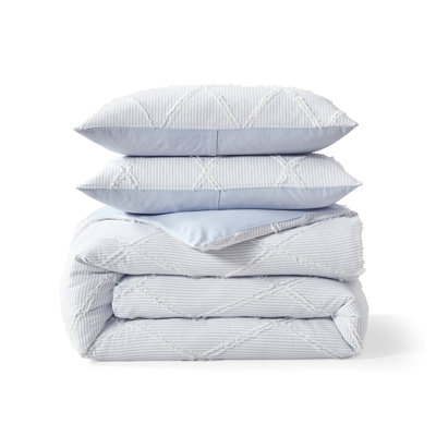 Peri Home Margot Stripe Comforter Set, Blue