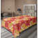 Drap plat à motif floral bohème Ambesonne