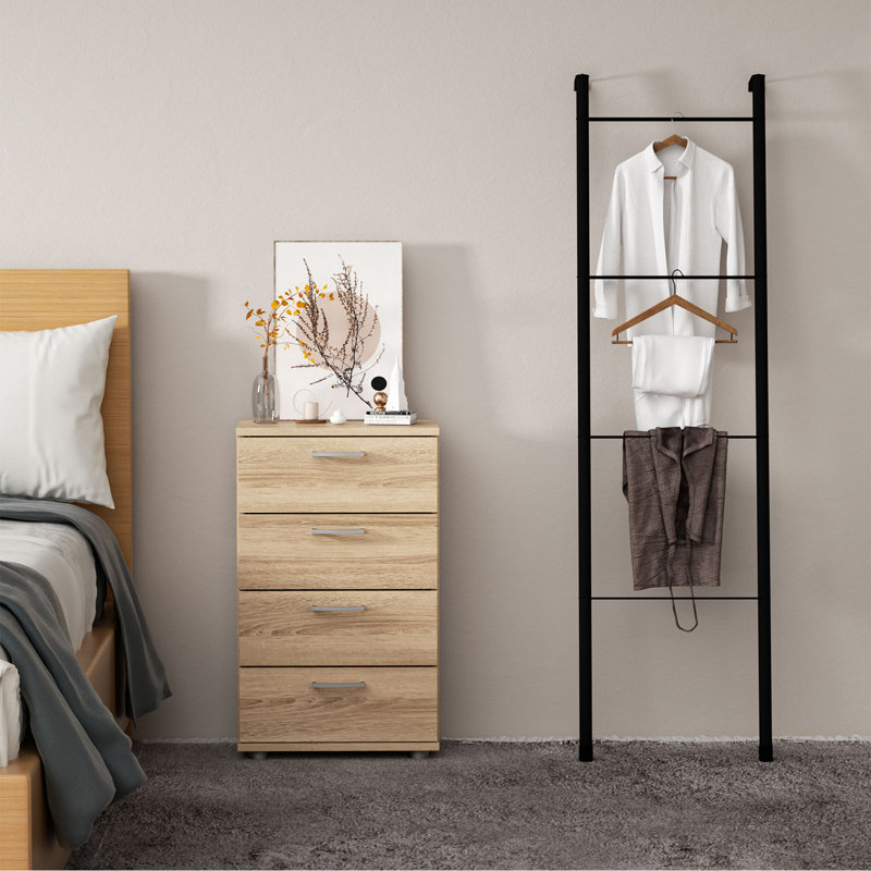 Efthimios 50.2cm W 4 - Drawer Chest of Drawers, Nature