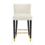 Tabouret de comptoir en bois massif 38,25 po H-1290489497