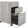 Hybrid 72W X 30D Computer Table Desk With Storage And Mobile File Cabinet