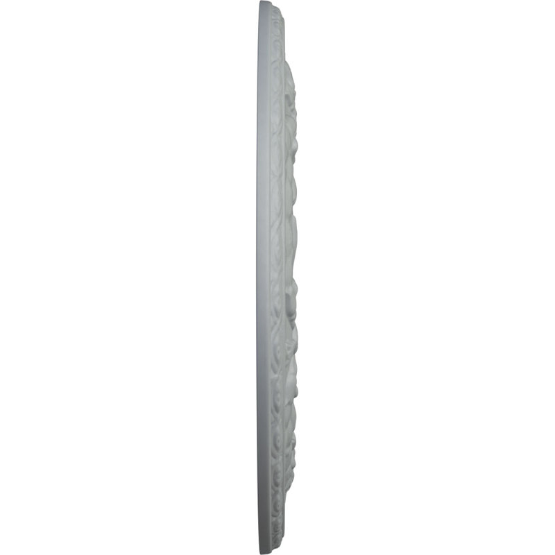 Endurathane Salem Ceiling Medallion, 13 1/4"OD x 7 1/8"ID x 7/8"P (Fits Canopies up to 7 1/8"), Factory Primed, Primed