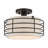 Bainville Fabric Semi Flush Mount-808145657