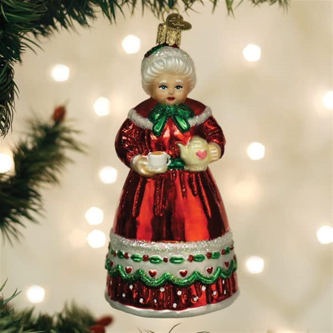 5'' Handmade Glass Hanging Figurine Ornament Old World Christmas