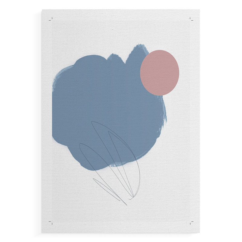 Elementary Abstract II - Impression sur toile seulement - NON CADRE, H 27 po x l 18 po