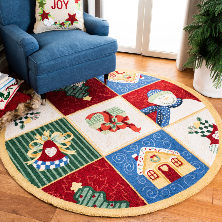 Paget Hand Hooked Wool Floral Rug